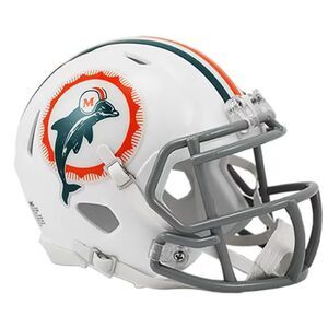 Miami Dolphins (Tribute) Riddell Speed Throwback Mini Helmet
